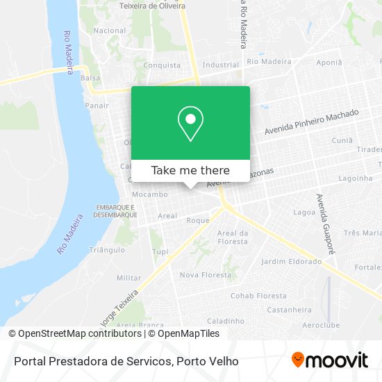 Portal Prestadora de Servicos map
