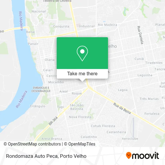 Rondomaza Auto Peca map