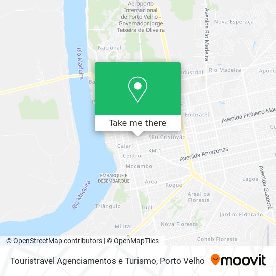 Touristravel Agenciamentos e Turismo map