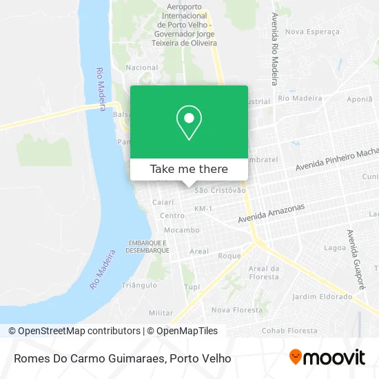 Romes Do Carmo Guimaraes map