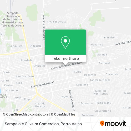 Sampaio e Oliveira Comercios map