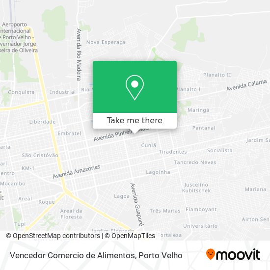 Vencedor Comercio de Alimentos map