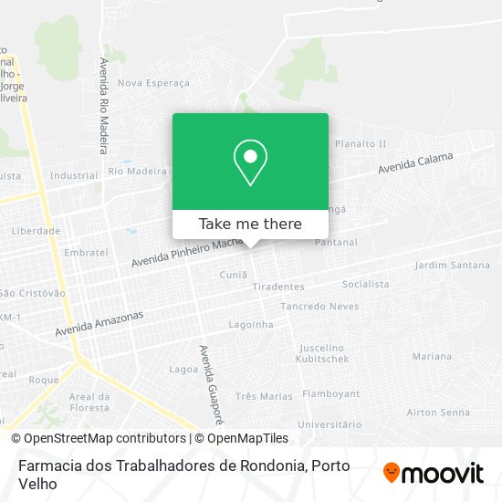 Farmacia dos Trabalhadores de Rondonia map