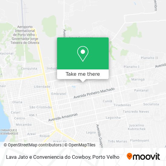 Lava Jato e Conveniencia do Cowboy map