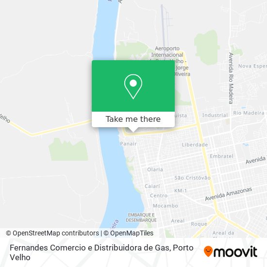 Fernandes Comercio e Distribuidora de Gas map