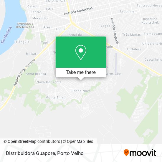 Distribuidora Guapore map