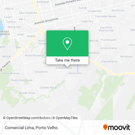 Comercial Lima map