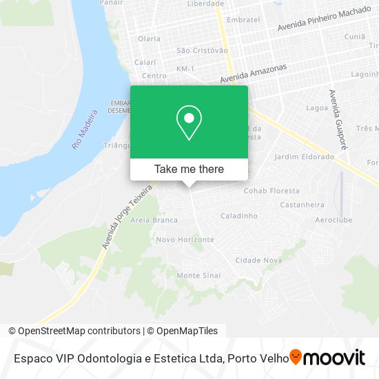 Espaco VIP Odontologia e Estetica Ltda map