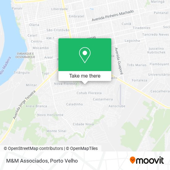 M&M Associados map