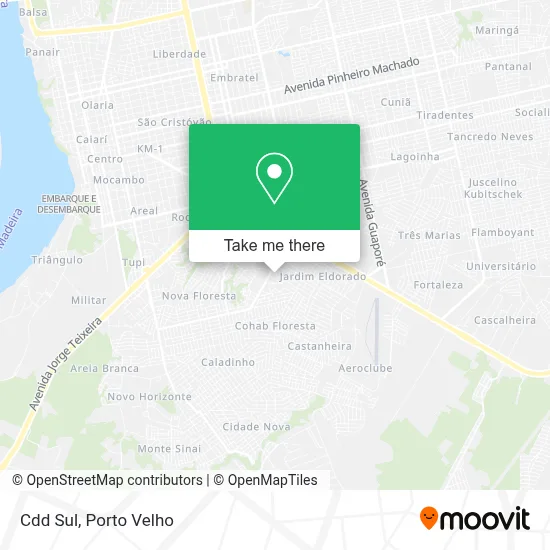 Cdd Sul map