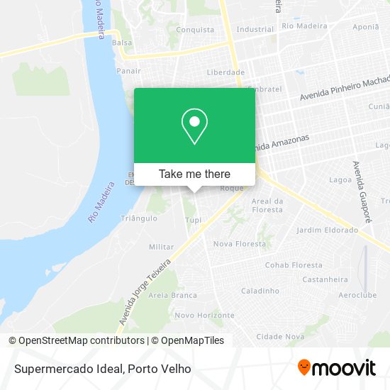 Supermercado Ideal map