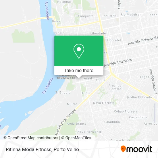 Ritinha Moda Fitness map