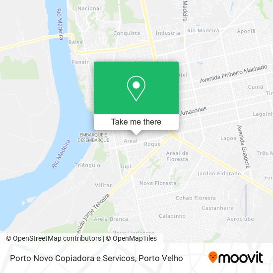 Porto Novo Copiadora e Servicos map
