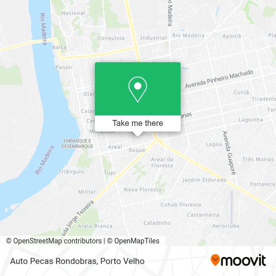 Auto Pecas Rondobras map