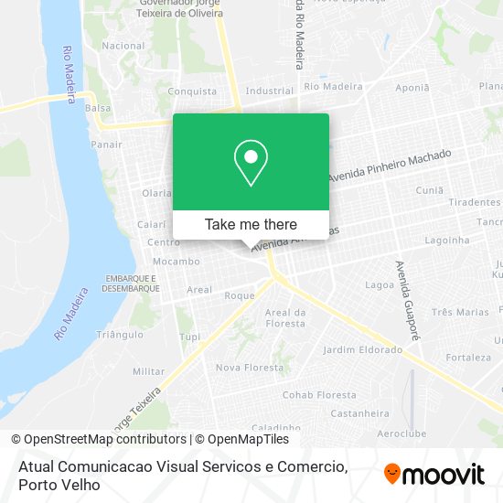 Atual Comunicacao Visual Servicos e Comercio map