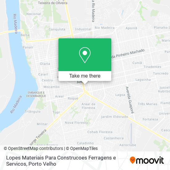 Mapa Lopes Materiais Para Construcoes Ferragens e Servicos