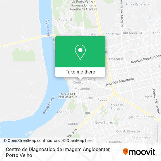 Centro de Diagnostico de Imagem Angiocenter map