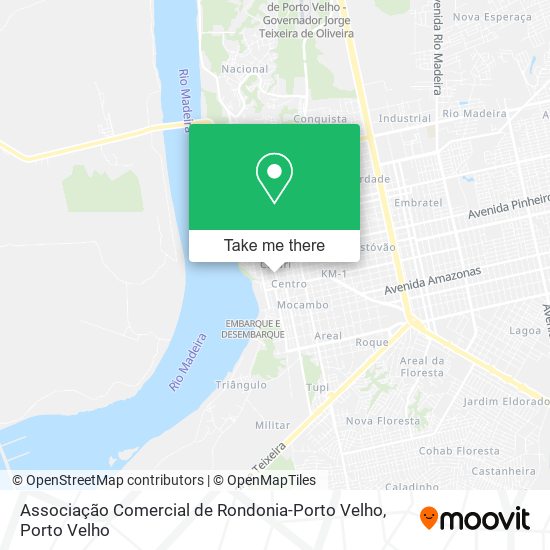 Associação Comercial de Rondonia-Porto Velho map