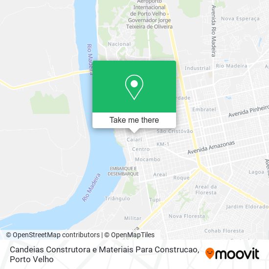 Candeias Construtora e Materiais Para Construcao map