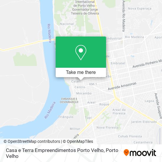 Casa e Terra Empreendimentos Porto Velho map