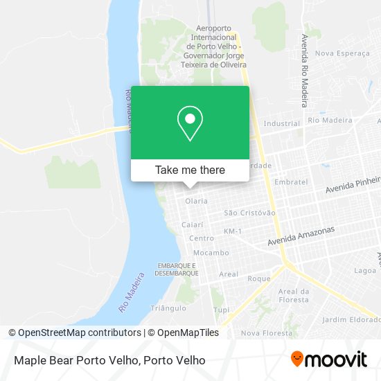 Mapa Maple Bear Porto Velho