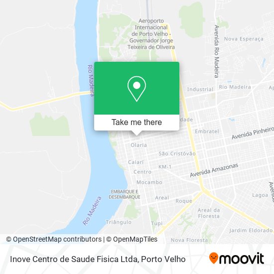 Mapa Inove Centro de Saude Fisica Ltda