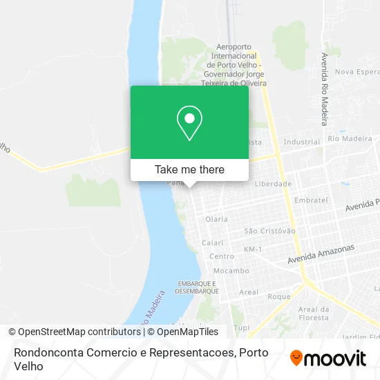 Rondonconta Comercio e Representacoes map