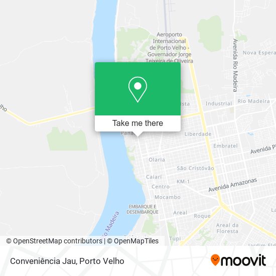 Conveniência Jau map