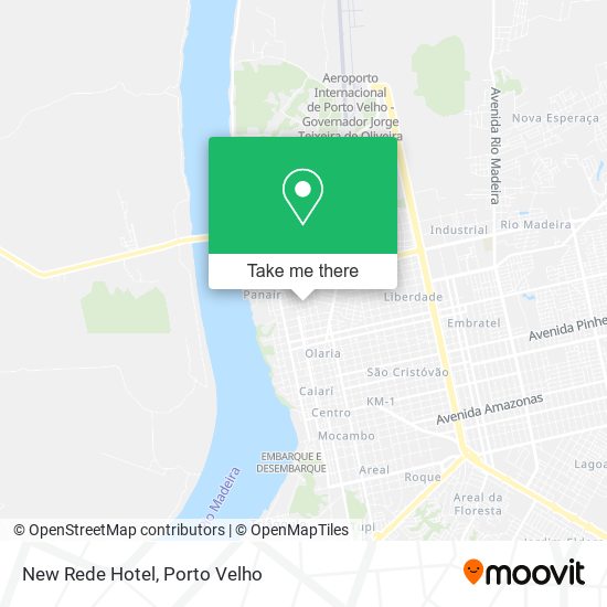 New Rede Hotel map