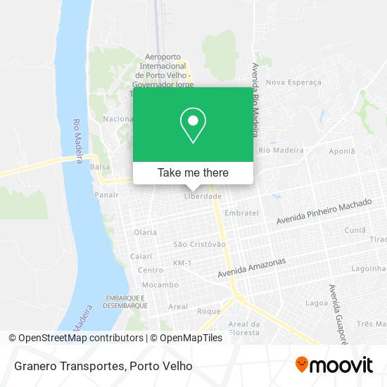 Granero Transportes map
