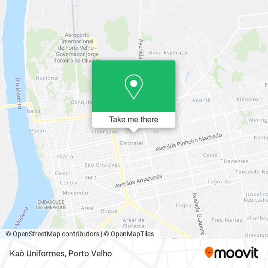 Kaô Uniformes map