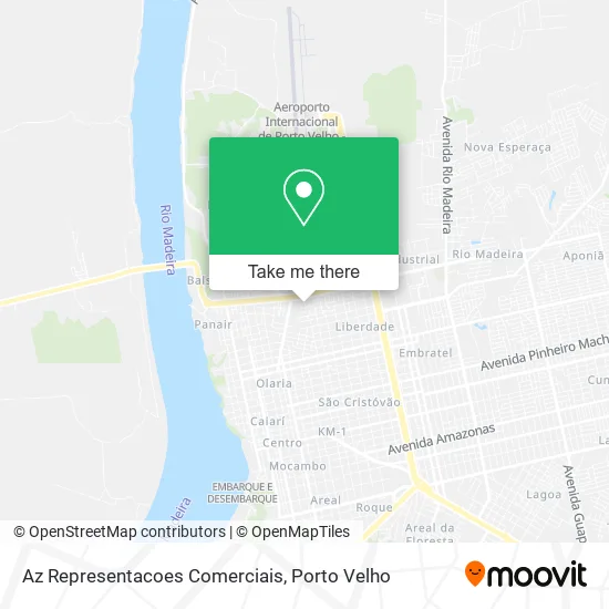 Az Representacoes Comerciais map