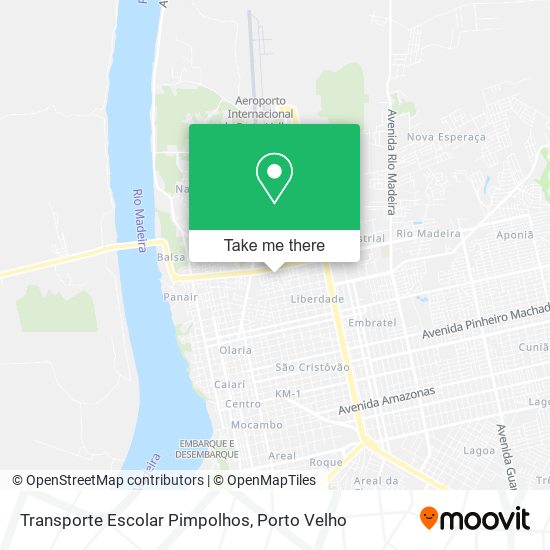 Mapa Transporte Escolar Pimpolhos