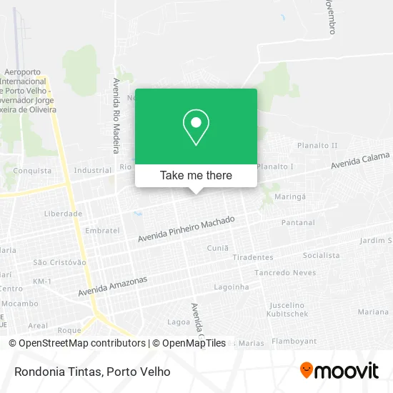 Rondonia Tintas map