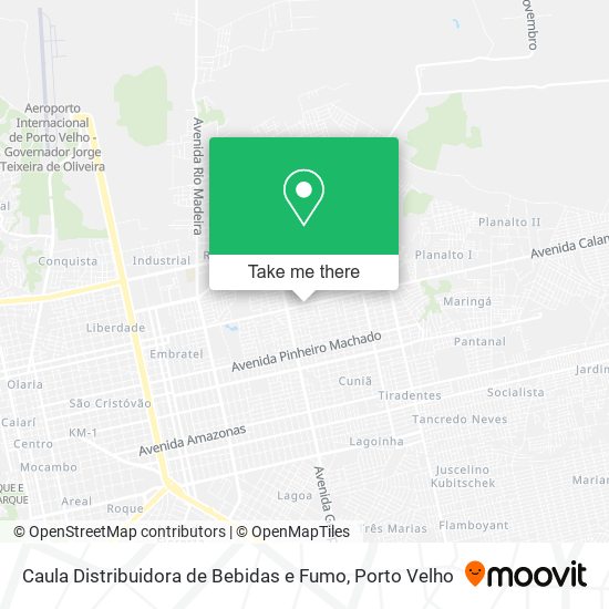 Caula Distribuidora de Bebidas e Fumo map