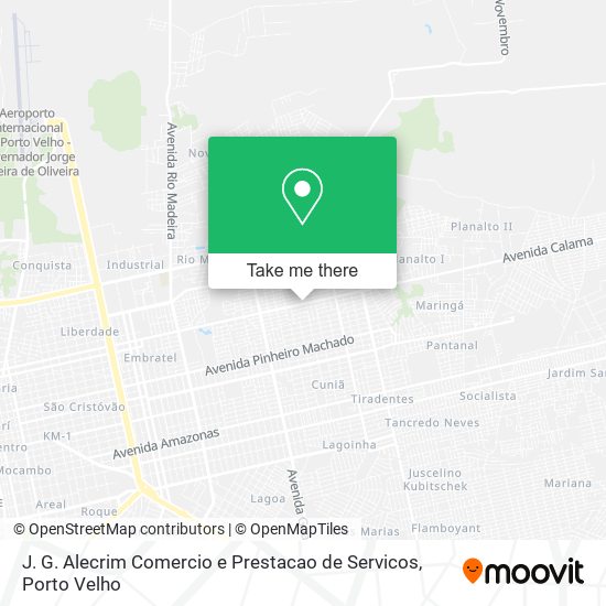 Mapa J. G. Alecrim Comercio e Prestacao de Servicos