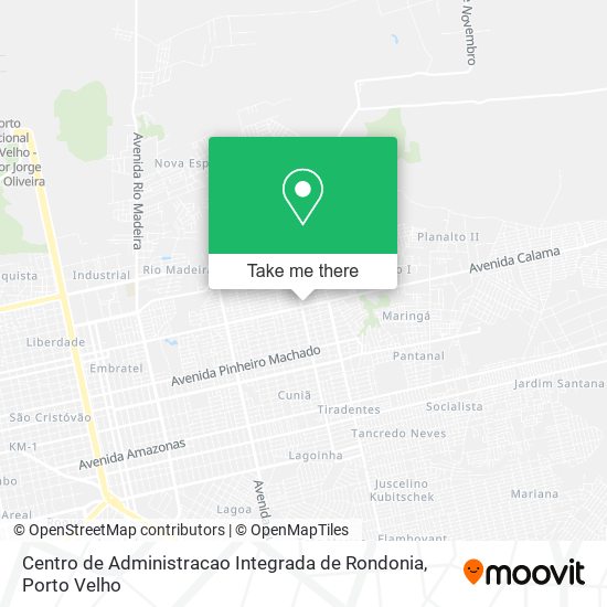 Centro de Administracao Integrada de Rondonia map