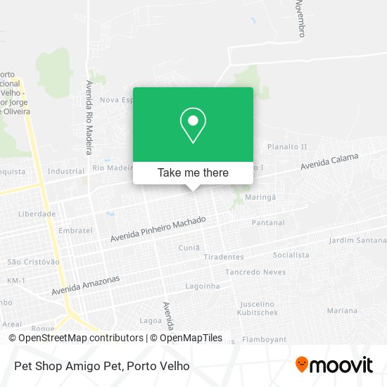 Pet Shop Amigo Pet map