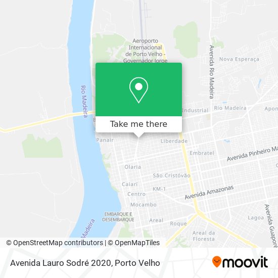 Mapa Avenida Lauro Sodré 2020
