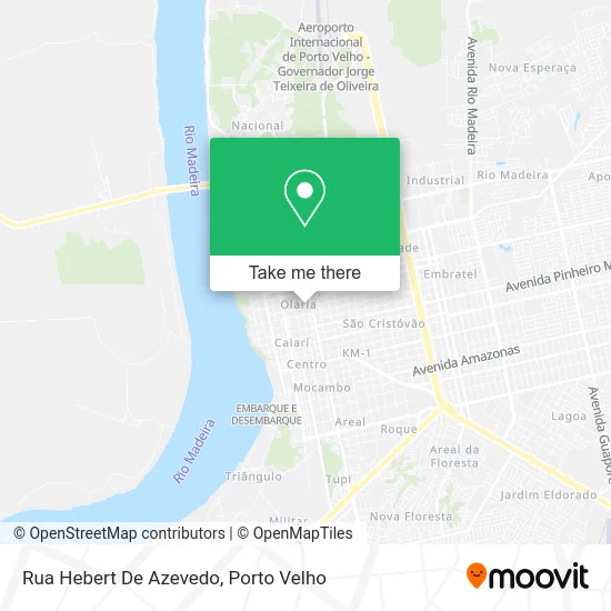 Rua Hebert De Azevedo map