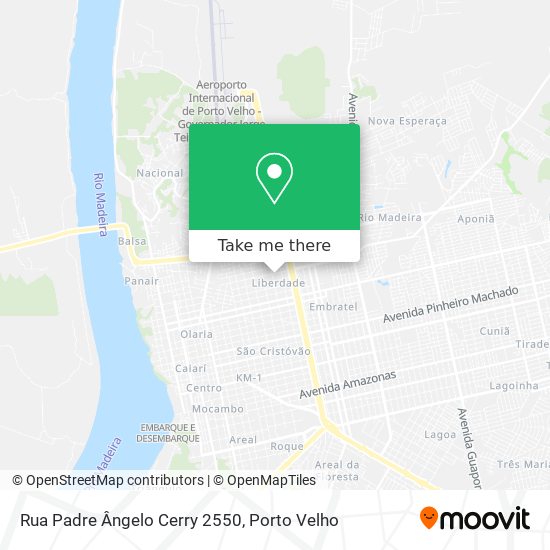 Rua Padre Ângelo Cerry 2550 map