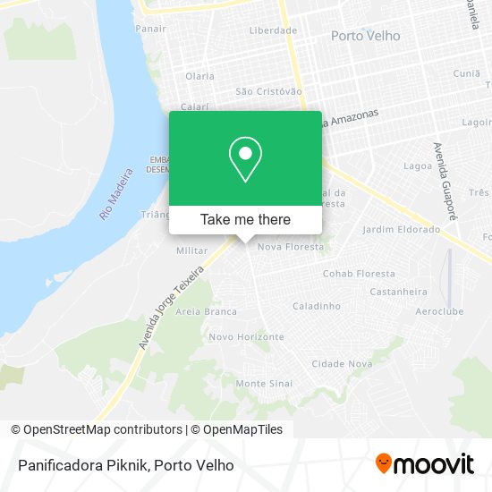 Panificadora Piknik map