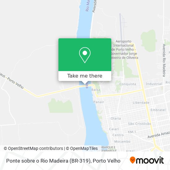 Ponte sobre o Rio Madeira (BR-319) map