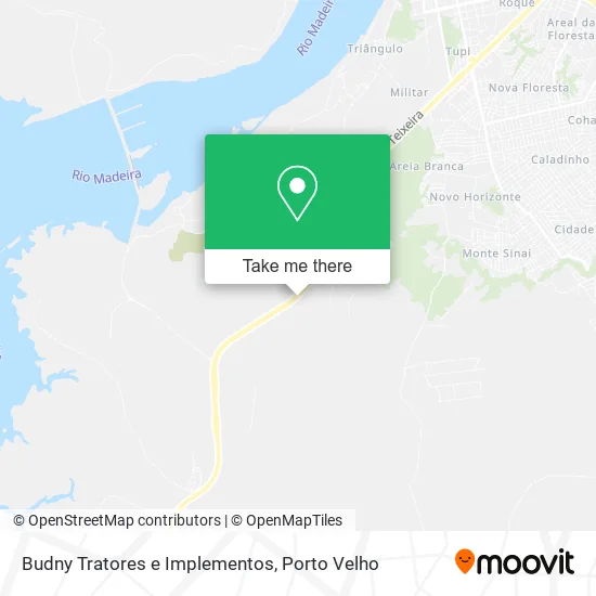 Budny Tratores e Implementos map