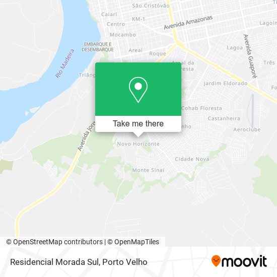 Mapa Residencial Morada Sul