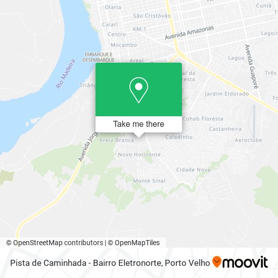 Mapa Pista de Caminhada - Bairro Eletronorte