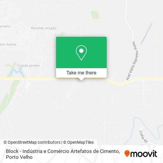 Block - Indústria e Comércio Artefatos de Cimento map