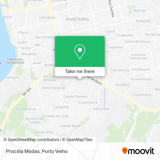 Priscilla Modas map