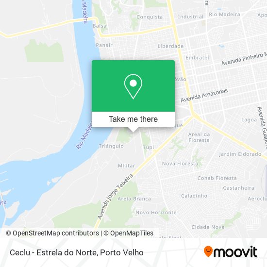 Ceclu - Estrela do Norte map