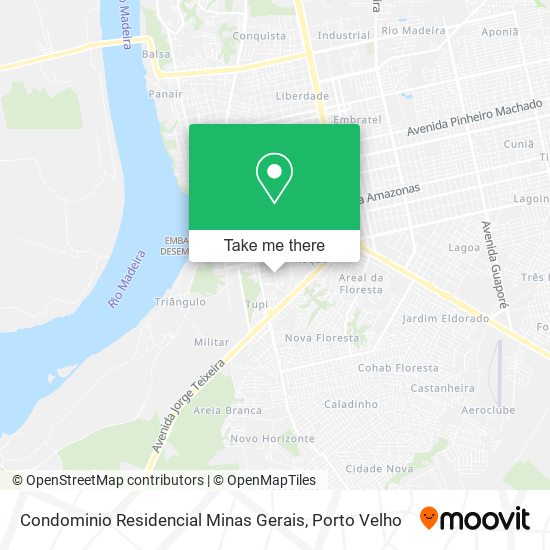 Condominio Residencial Minas Gerais map